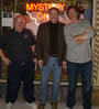 With Richard Katz and David Bieman at the Mystery One Bookstore in Milwaukee